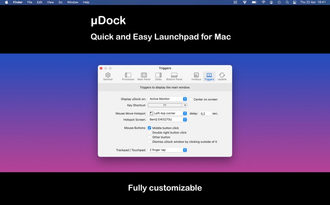 uDock 3.0.1 (30101) 轻量级Dock栏快速启动工具