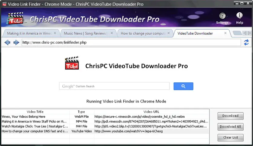 ChrisPC VideoTube Downloader Pro(视频下载工具)