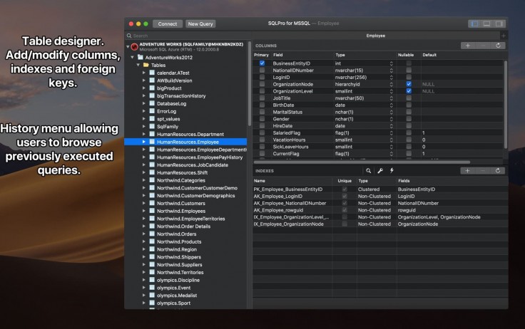 SQLPro for MSSQL 优秀的MSSQL数据库客户端