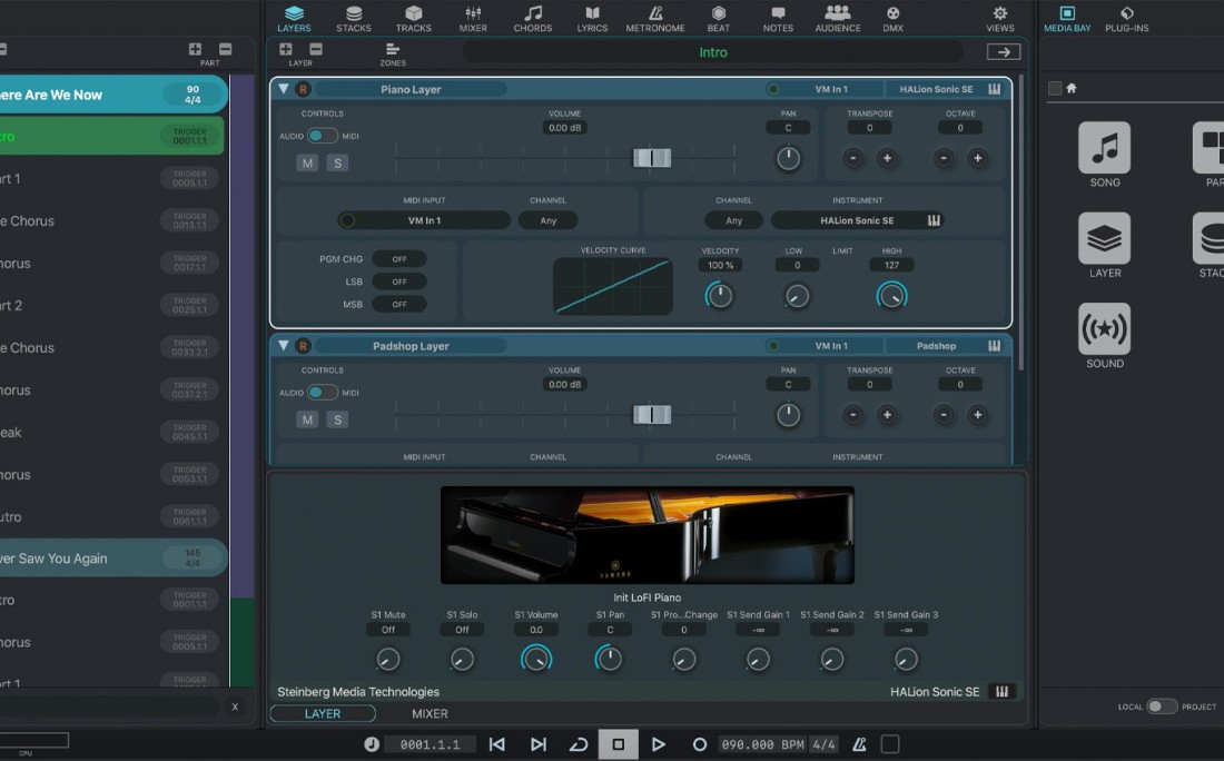 Steinberg VST Live Pro 终极现场表演系统