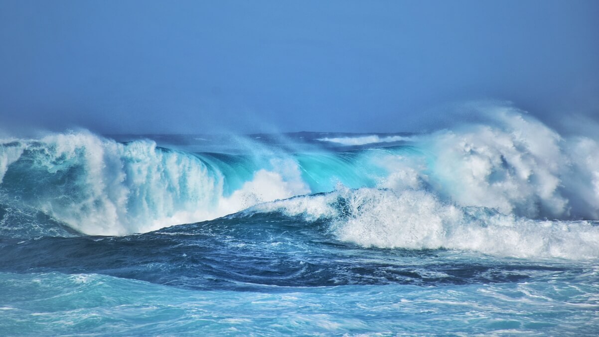 海浪 大海 风景 4K壁纸