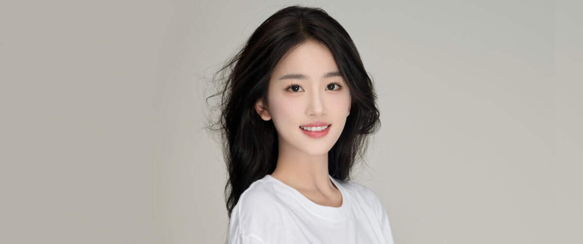 微笑 甜美 美女 潘敏 带鱼屏壁纸