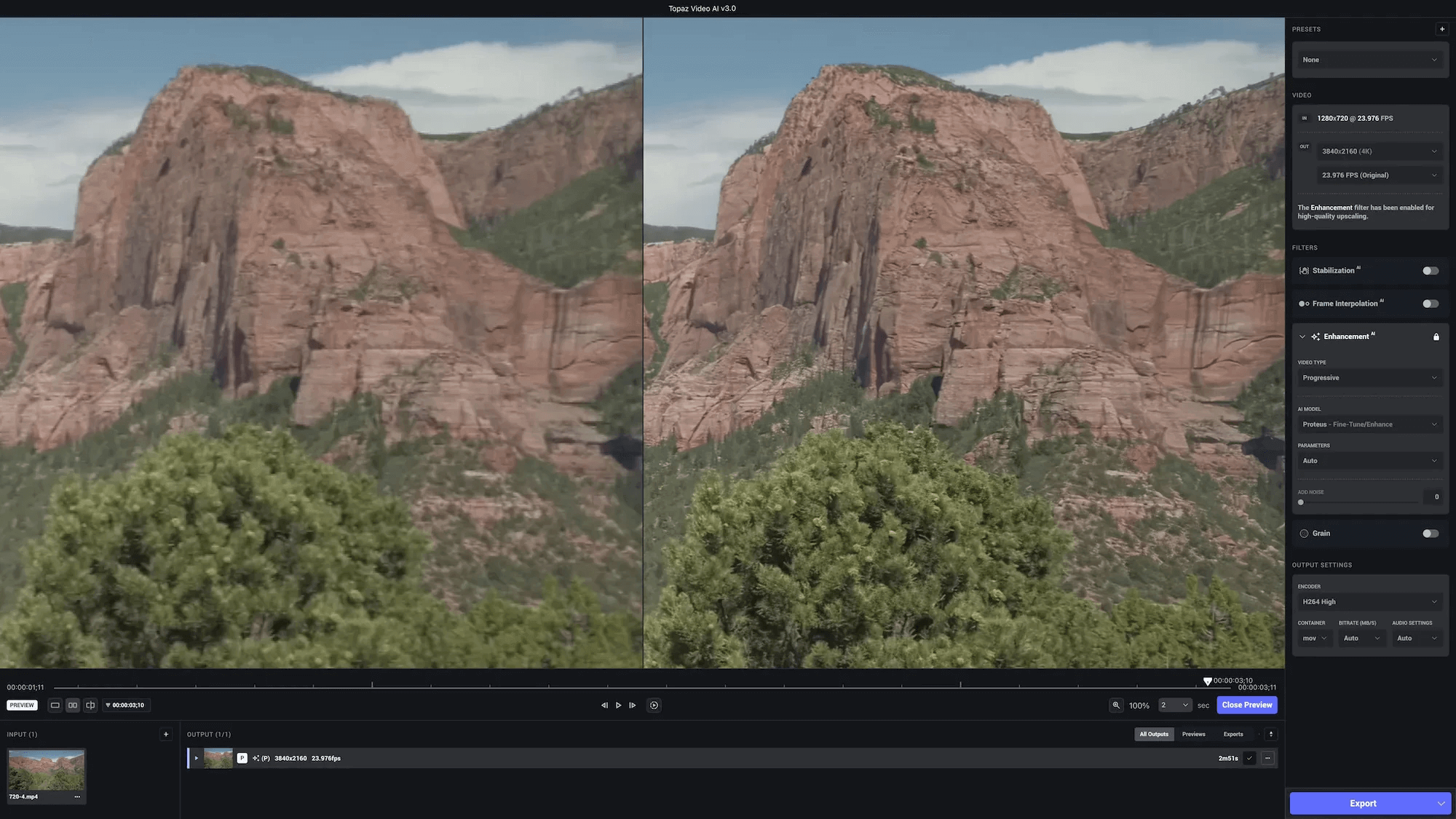 Topaz Video AI for Mac 地表最强视频无损放大修复工具