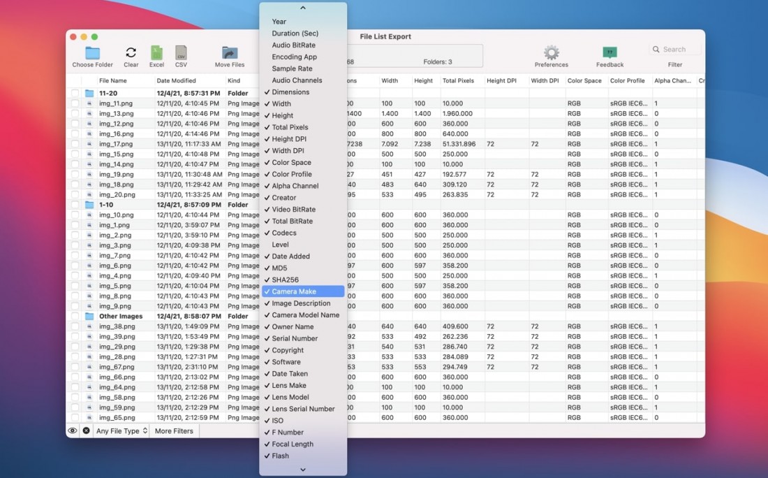 File List Export 文件列表导出工具